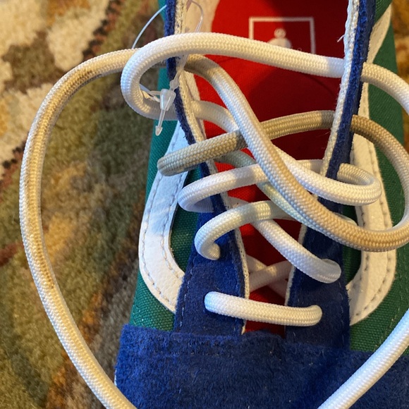 New Vans leather and canvas men’s 4.5 - Picture 7 of 8